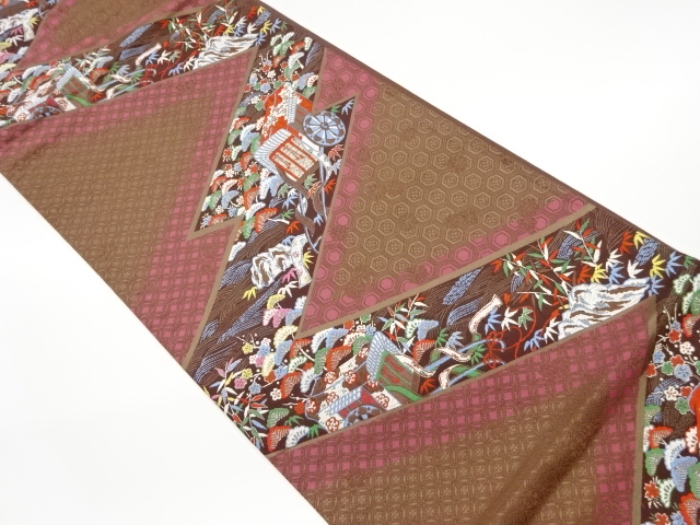 手織 綴織 逸品 袋帯/Tsuzure-Ori Fukuro-Obi-Japan 手織 綴織 逸品 袋帯/Tsuzure-Ori Fukuro-Obi-Japan 着物・帯 ] - 袋帯